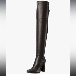 MARC FISHER LEATHER THIGH HIGH BOOTS